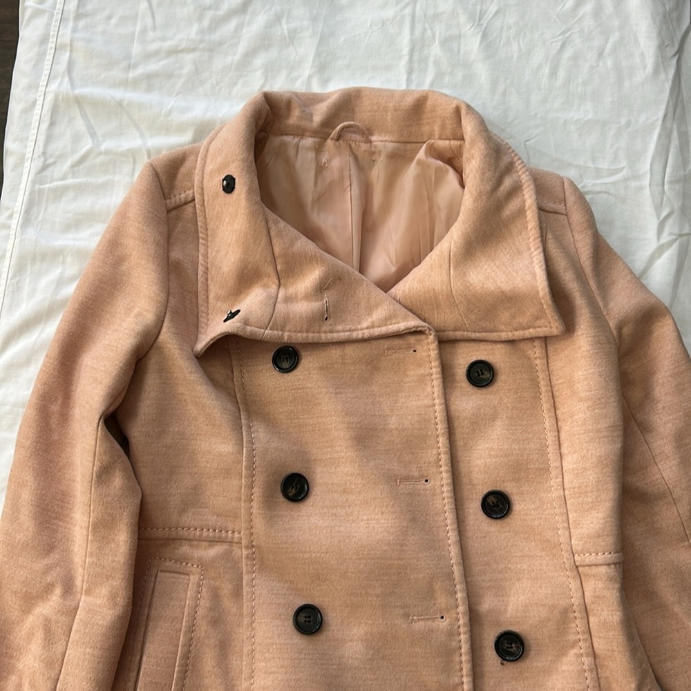 Blush H&M pea coat